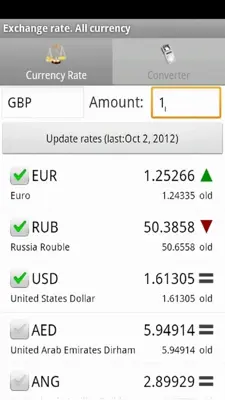 Exchange rate. All currency android App screenshot 10