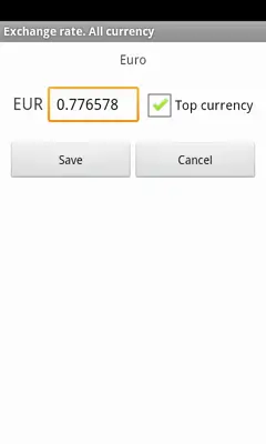 Exchange rate. All currency android App screenshot 6