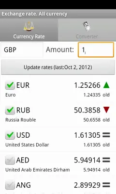 Exchange rate. All currency android App screenshot 7