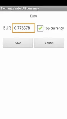 Exchange rate. All currency android App screenshot 8